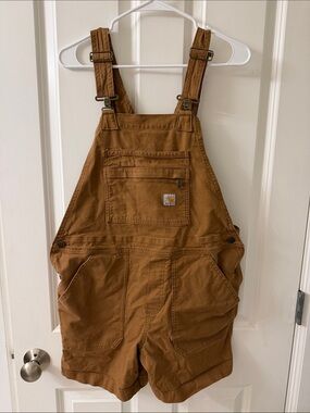 Carhartt Tan Brown Short Overalls